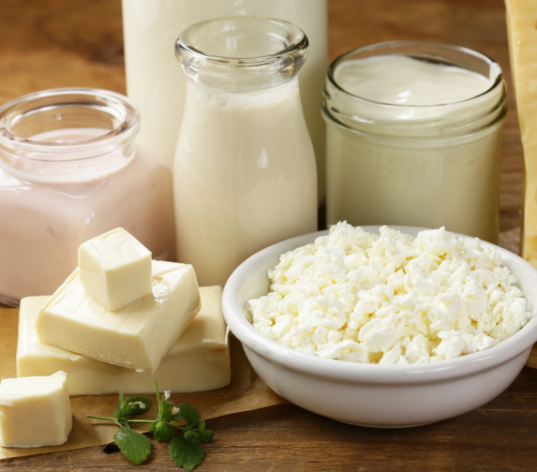 6.  Dairy and cheese products